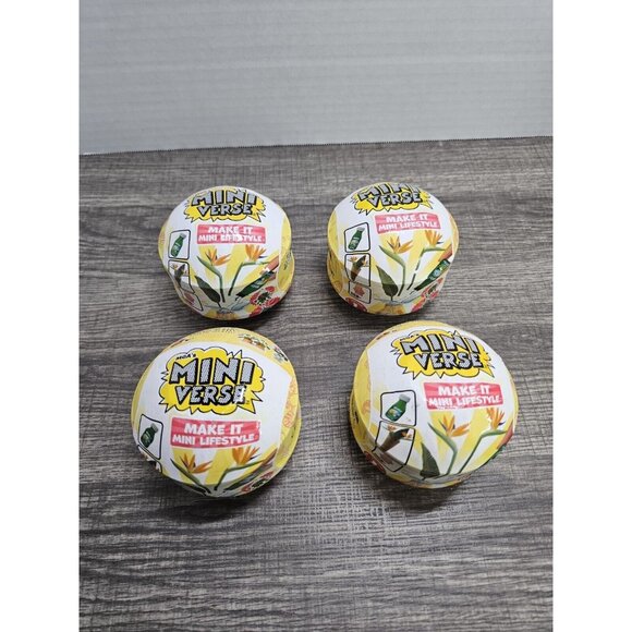 MGA Entertainment Other - MGA Miniverse Make It Mini Lifestyle Home Series 1 - Unopened Lot Of 4